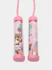 Розовый скакалка детская