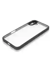 Прозрачный чехол для Apple iPhone 16 Plus пластиковый с силиконом ROSCO противоударный, защита камер