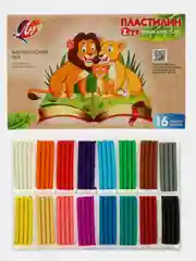 Пластилин Луч Zoo 6,8,10,12,16,24,30 цветов х 15 гр