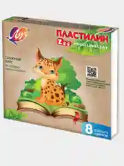 Фуксия пластилин Луч Zoo 6,8,10,12,16,24,30 цветов х 15 гр