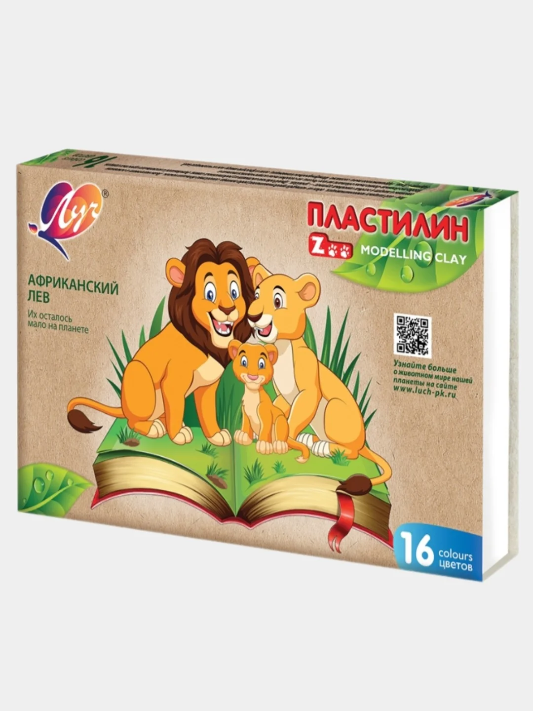 Тиффани пластилин Луч Zoo 6,8,10,12,16,24,30 цветов х 15 гр