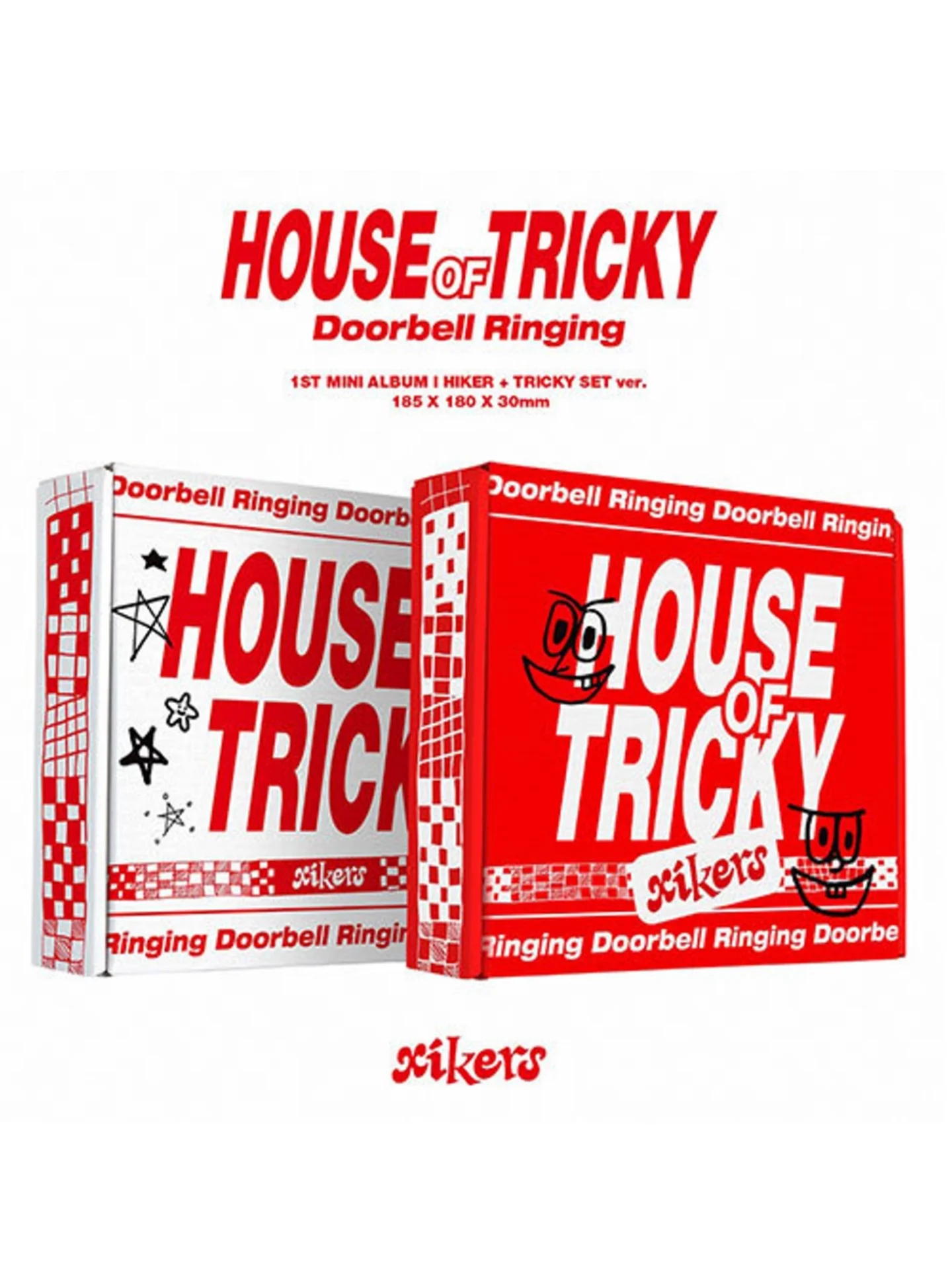 K-POP альбомы Stray kids - Rock star и Xikers - House of tricky