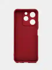 Бордовый чехол для Tecno Spark 10 Pro 4G, Техно спарк 10 про, противоударный, с бортиками