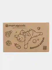 Разноцветный детский коврик для ползания, складной двухсторонний игровой Mamagoods 120 х 180, "Лес и Мишка"