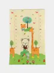 Разноцветный детский коврик для ползания, складной, игровой, Mamagoods, 120 х 180, жираф и зверята