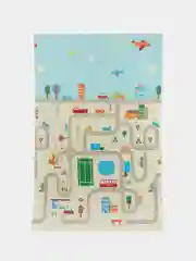 Разноцветный развивающий детский коврик для ползания, игровой, Mamagoods, 120 х 180