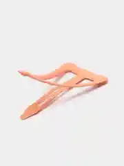 Коралловый заколки для волос клик-клак матовое покрытие