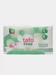 Белый бумажные полотенца Tafo Kitchen, 2 слоя, 4 рулона