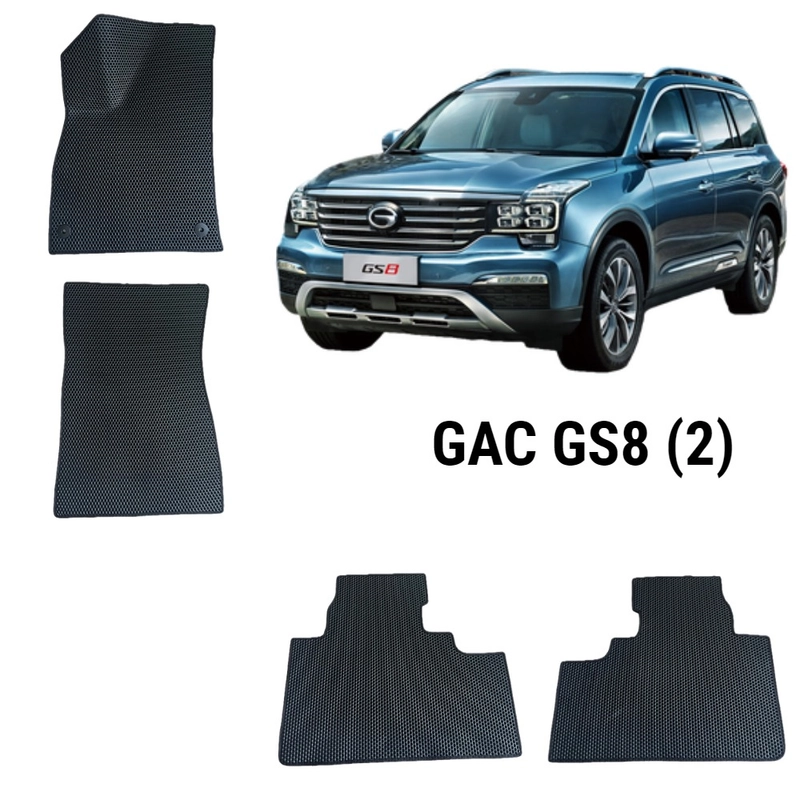 3-D Автомобильные EVA коврики для GAC GS8 (2) / ГАК ГС8 2 поколение