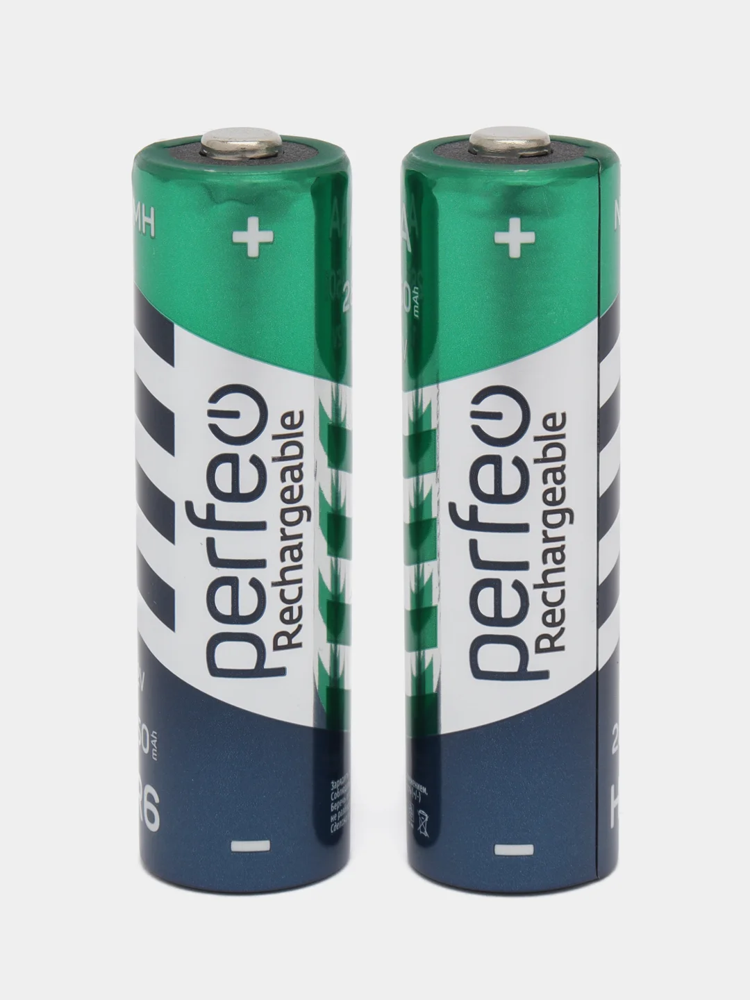 Аккумуляторная батарейка Perfeo AA 2шт. 1300mAh/1800/2100/2500/2700