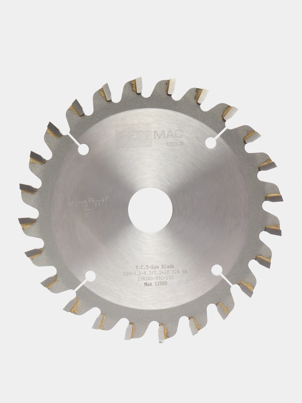Пила подрезная коническая IronMac 120х3.1-4.3/2.2х20 z24