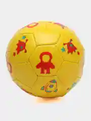 Желтый детский футбольный мяч 15см