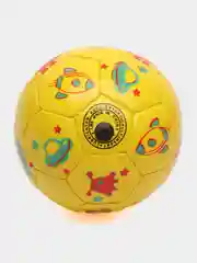 Желтый детский футбольный мяч 15см