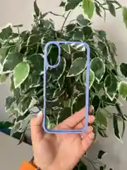 Синий прозрачный чехол для Apple iPhone 16 / Айфон 16 с силиконовым кантом Crystal Case