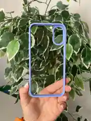 Синий прозрачный чехол для Apple iPhone 16 / Айфон 16 с силиконовым кантом Crystal Case