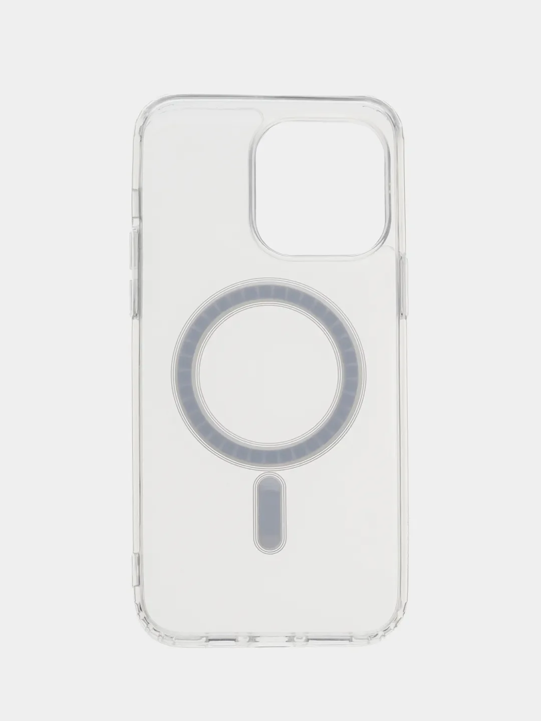 Белый чехол Premium MagSafe на iPhone 12/13/14/Pro/Max/Plus, Айфон, магсейф, прозрачный
