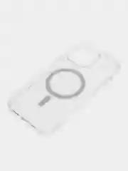 Белый чехол Premium MagSafe на iPhone 12/13/14/Pro/Max/Plus, Айфон, магсейф, прозрачный