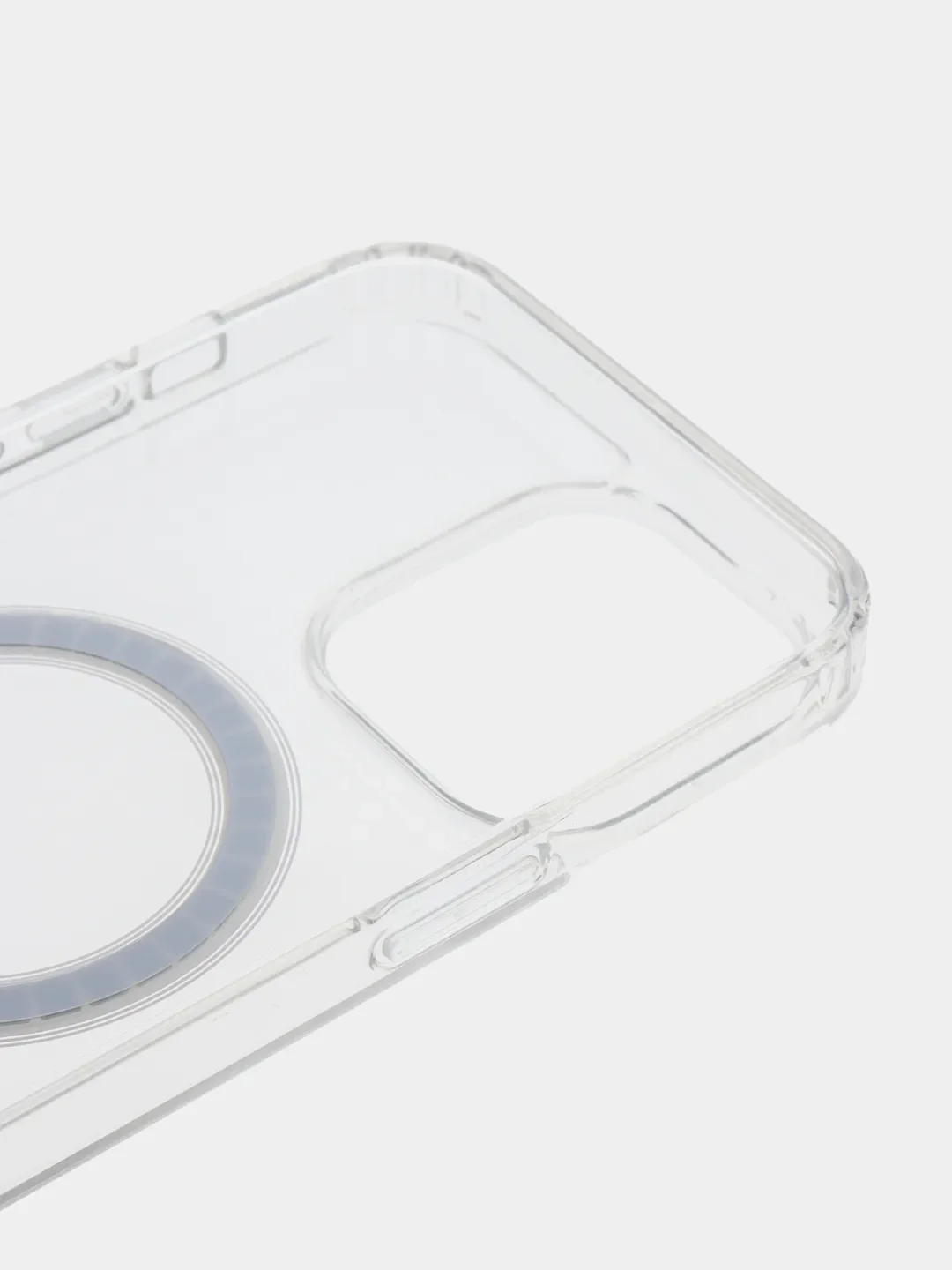 Белый чехол Premium MagSafe на iPhone 12/13/14/Pro/Max/Plus, Айфон, магсейф, прозрачный