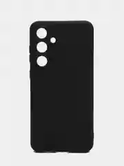 Черный чехол для Samsung Galaxy S24 FE (Самсунг Галакси С24 ФЕ), прозрачный, черный