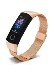 Желтый металлический ремешок для Honor Band 4 / 5 стальной фитнес браслет