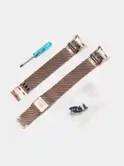 Желтый металлический ремешок для Honor Band 4 / 5 стальной фитнес браслет