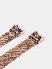 Желтый металлический ремешок для Honor Band 4 / 5 стальной фитнес браслет