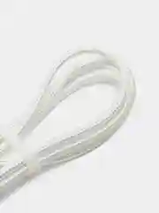Белый зарядный кабель  Micro USB