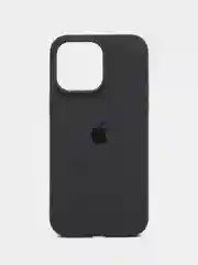 Тёмно-серый чехол силиконовый Silicone Case iPhone 14 / 14 Plus / 14 Pro / 14 Pro Max, закрытый низ