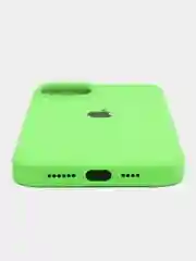 Лайм чехол силиконовый Silicone Case iPhone 14 / 14 Plus / 14 Pro / 14 Pro Max, закрытый низ