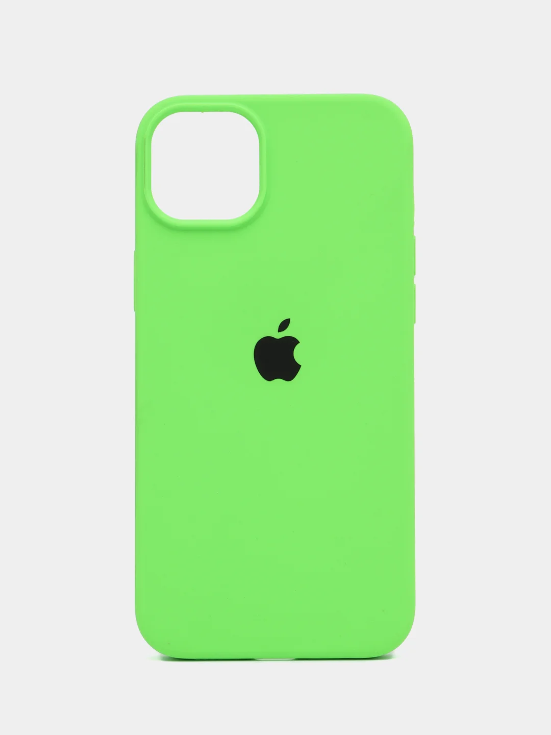 Лайм чехол силиконовый Silicone Case iPhone 14 / 14 Plus / 14 Pro / 14 Pro Max, закрытый низ