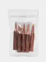 Жало для паяльника, набор медных жал, 5 шт