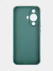 Тёмно-зелёный чехол для Huawei Nova 12S / 12 Lite / 12 Active Edition / 11 силиконовый BROSCORP матовый
