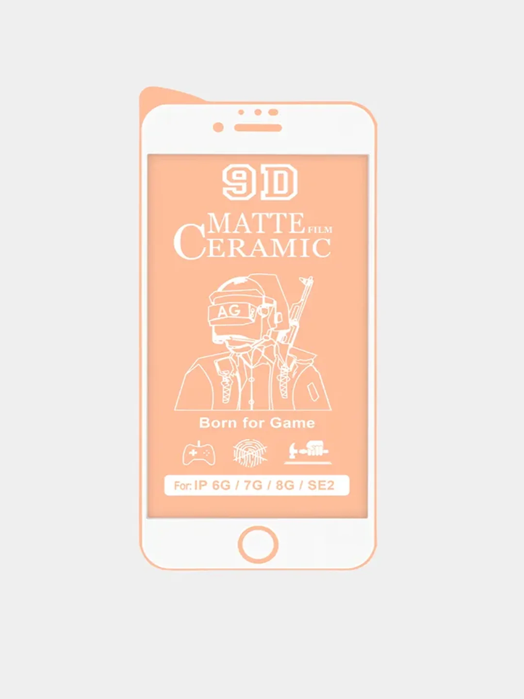 Защитное стекло iPhone 11, XR, 12, 12 Pro, 7, 8, 7+, 8+, гибкое стекло на айфон матовое