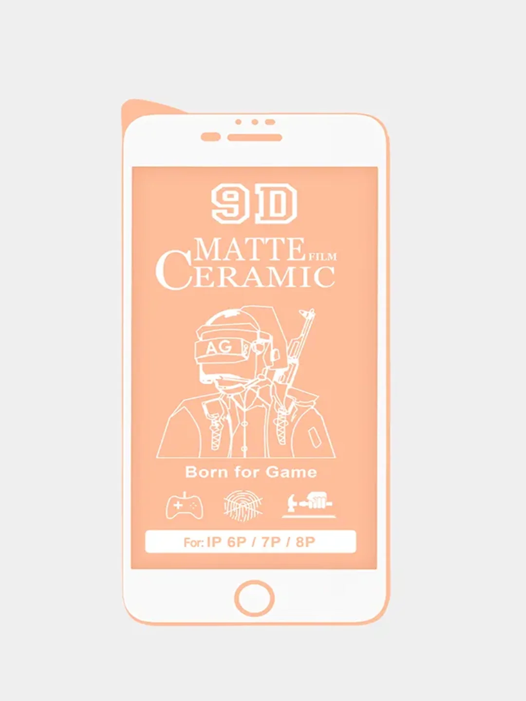 Защитное стекло iPhone 11, XR, 12, 12 Pro, 7, 8, 7+, 8+, гибкое стекло на айфон матовое