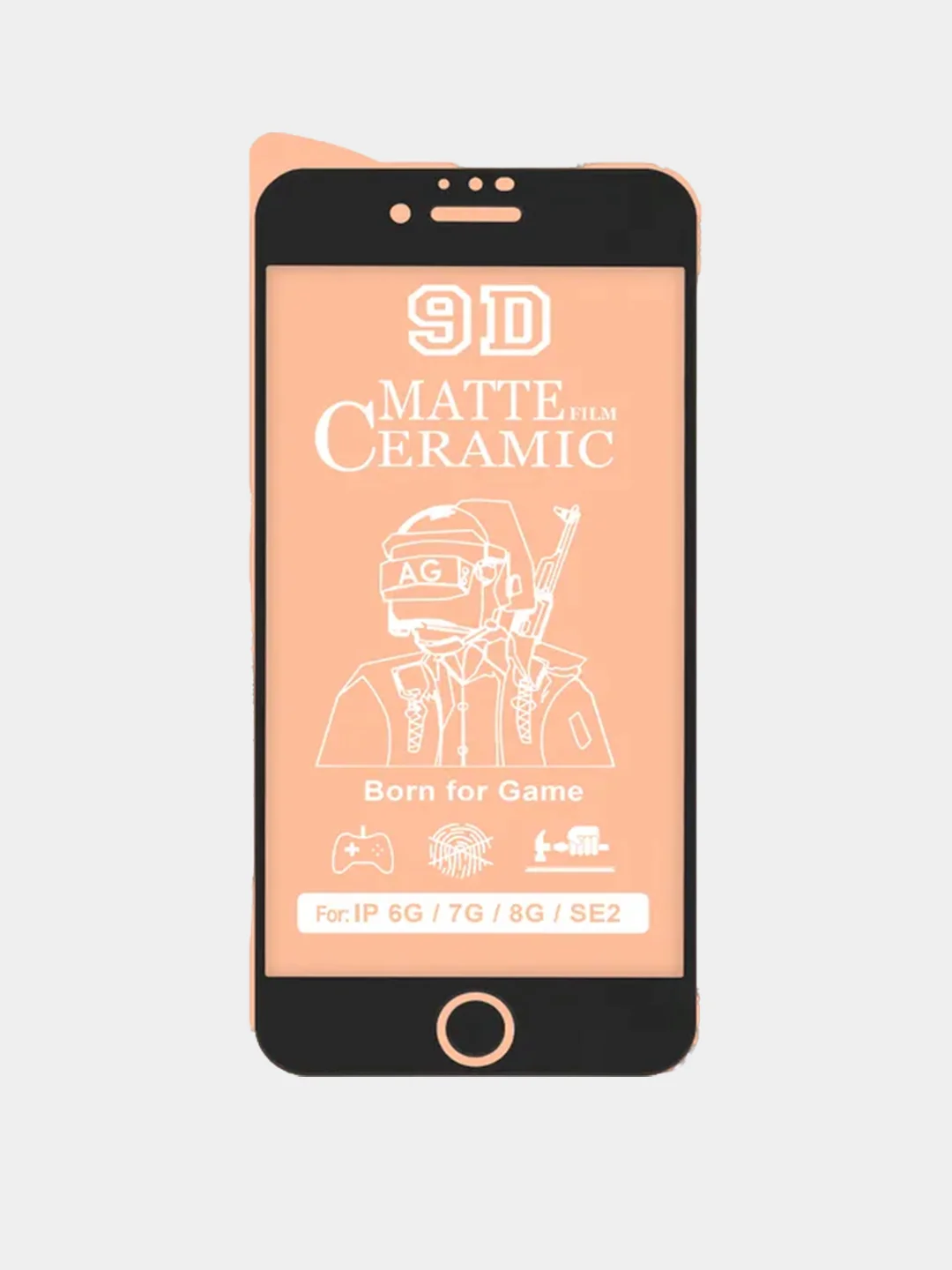Защитное стекло iPhone 11, XR, 12, 12 Pro, 7, 8, 7+, 8+, гибкое стекло на айфон матовое