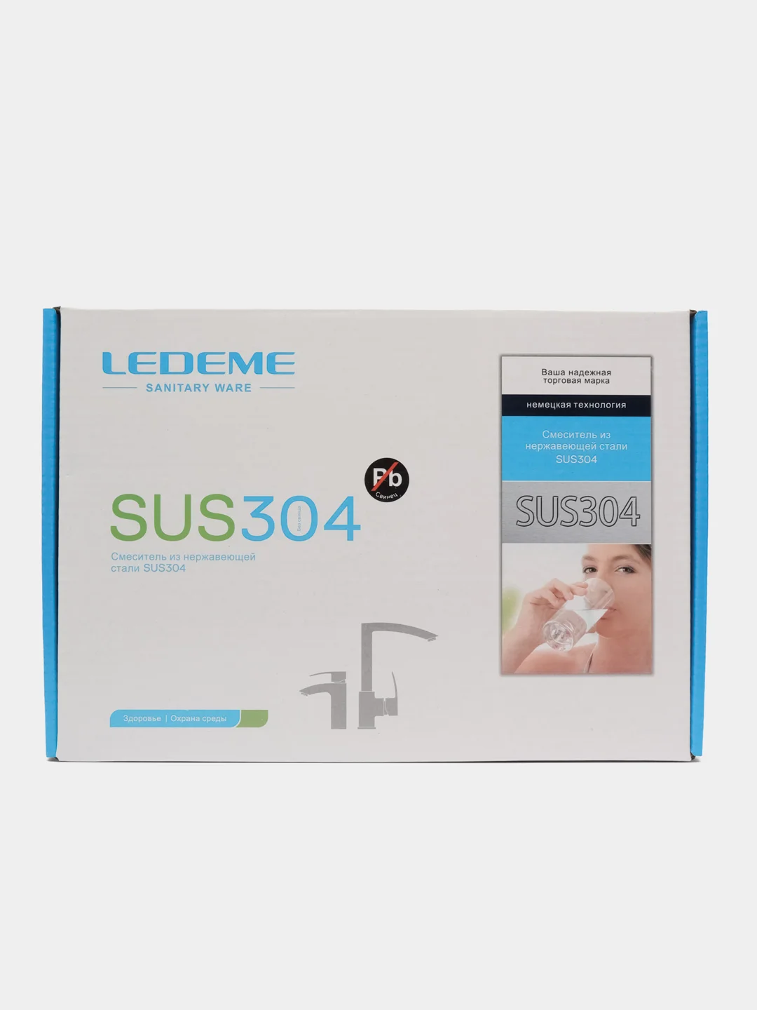 Смеситель для раковины из нержавеющей стали Ledeme L71033