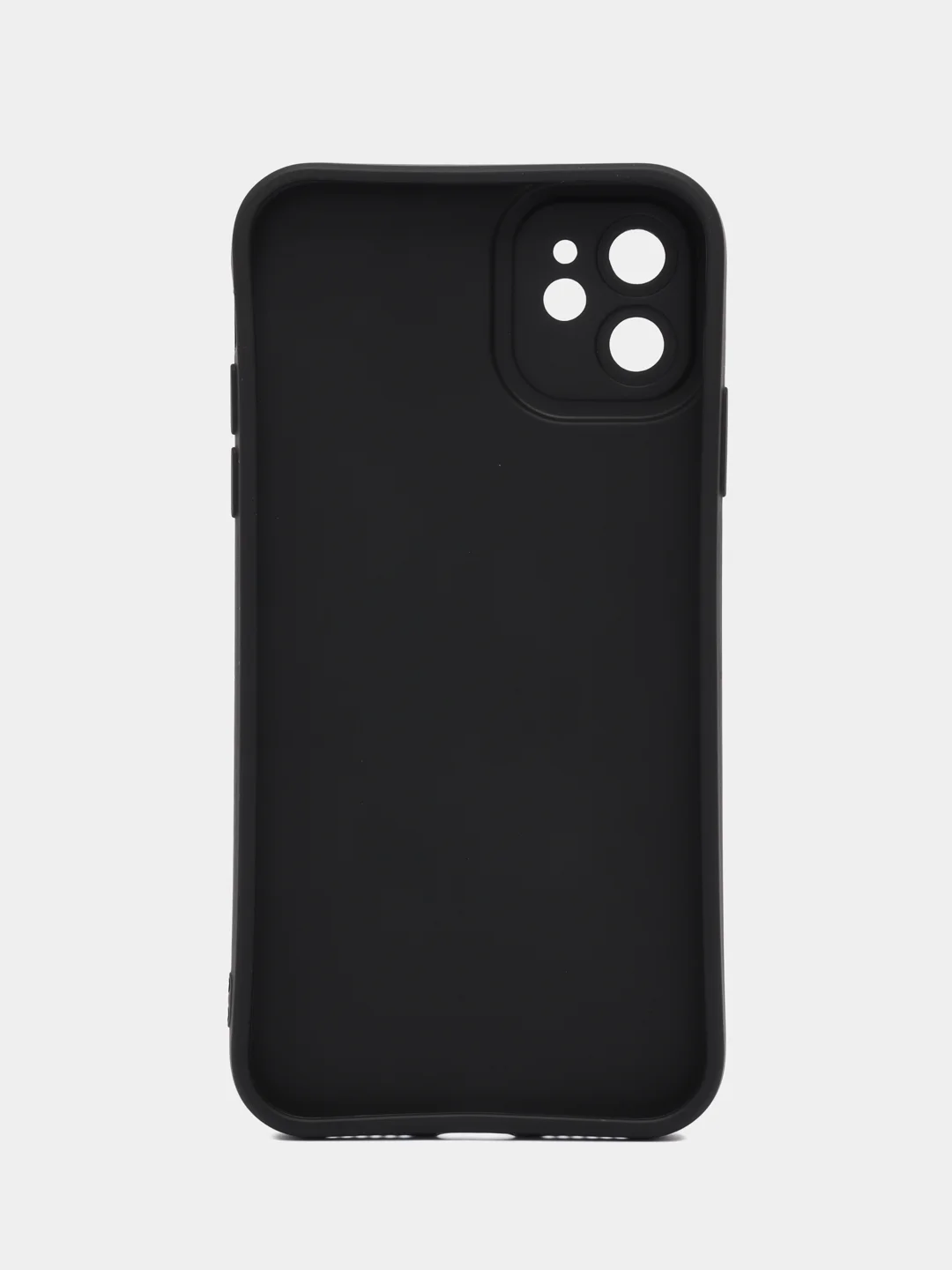 Черный чехол для айфон (iPhone) 11 12 13 14 15 Pro Max Mini силиконовый
