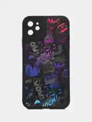Черный чехол для айфон (iPhone) 11 12 13 14 15 Pro Max Mini силиконовый