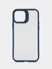 Синий чехол для айфон (iPhone) 11 12 13 14 15 Pro Max силиконовый