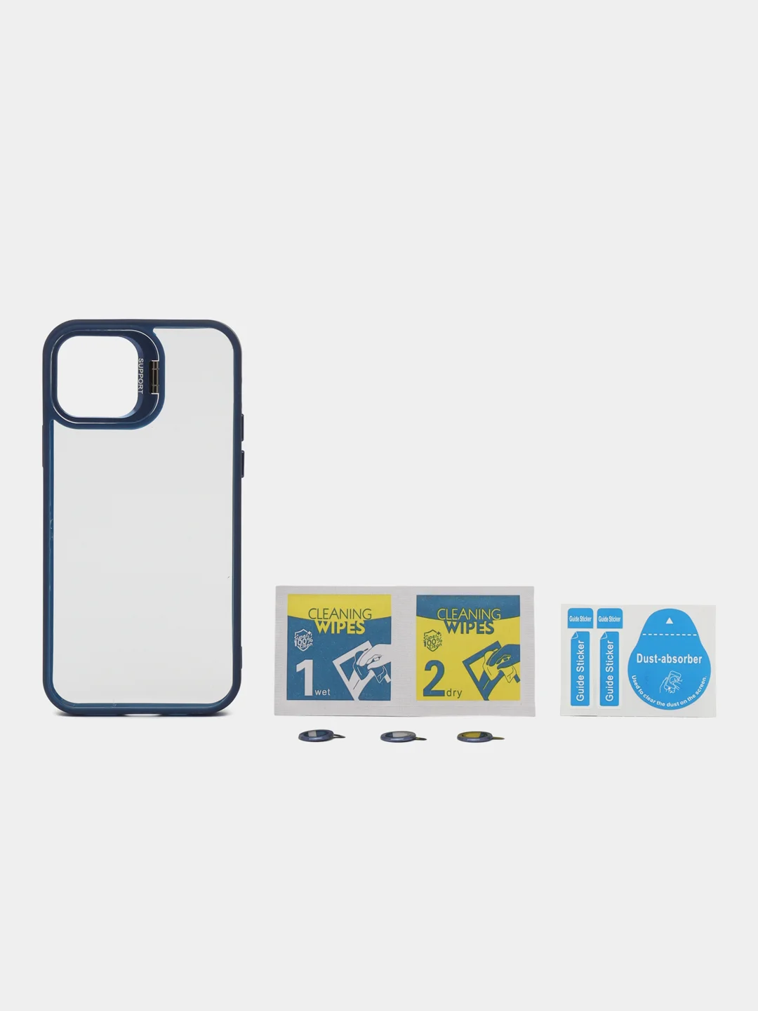 Синий чехол для айфон (iPhone) 11 12 13 14 15 Pro Max силиконовый