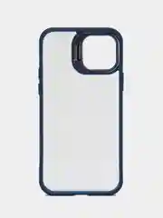 Синий чехол для айфон (iPhone) 11 12 13 14 15 Pro Max силиконовый