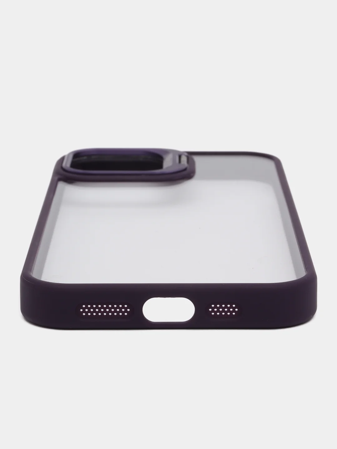Фиолетовый чехол для айфон (iPhone) 11 12 13 14 15 Pro Max силиконовый