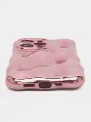 Вишнёвый чехол для айфон (iPhone) 11 12 13 14 15 16 Pro Max Plus силиконовый с защитой камеры