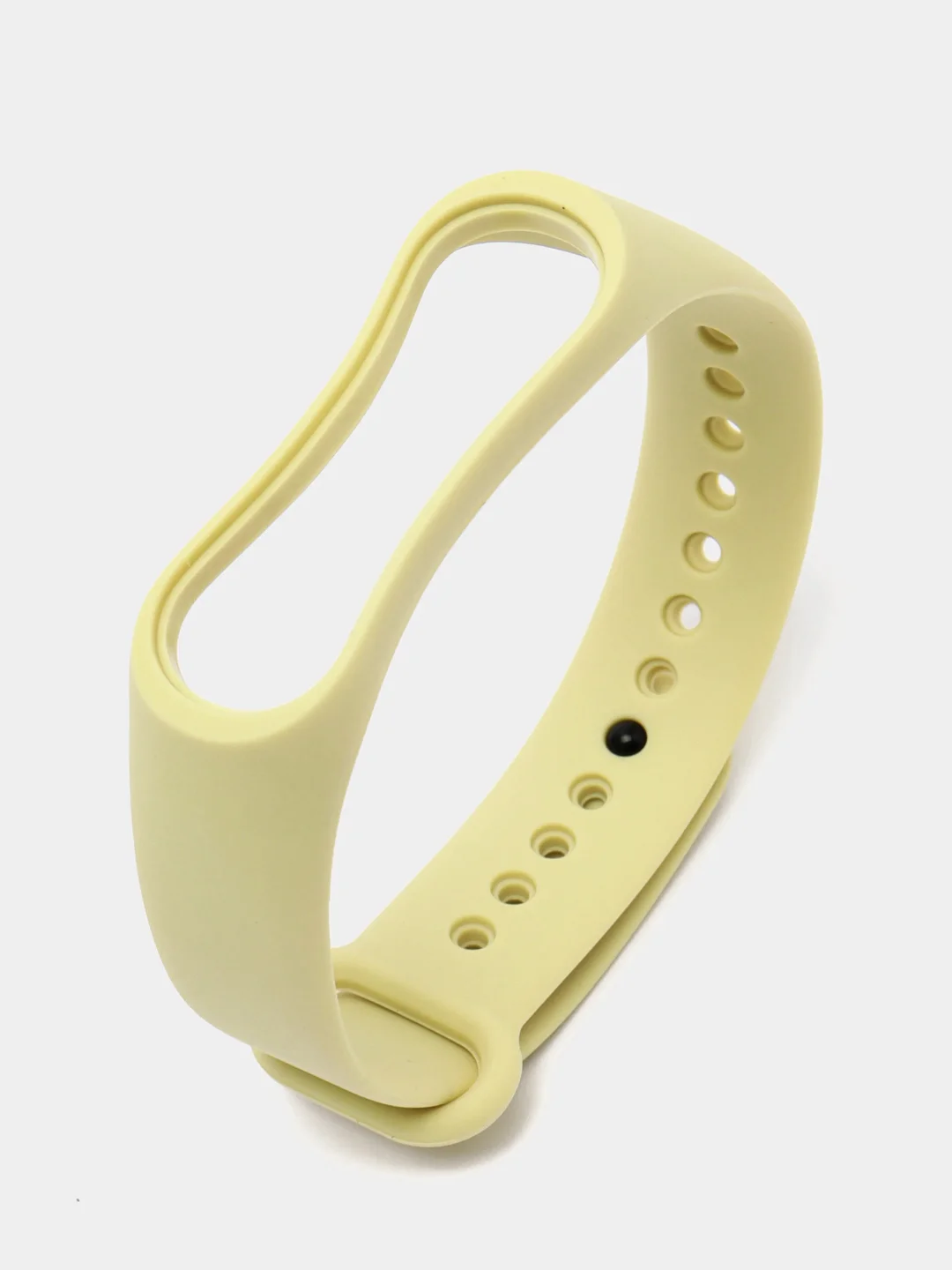 Светло-жёлтый силиконовый ремешок для Xiaomi Mi Band 3 и Mi Band 4, фитнес-браслет