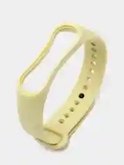 Светло-жёлтый силиконовый ремешок для Xiaomi Mi Band 3 и Mi Band 4, фитнес-браслет