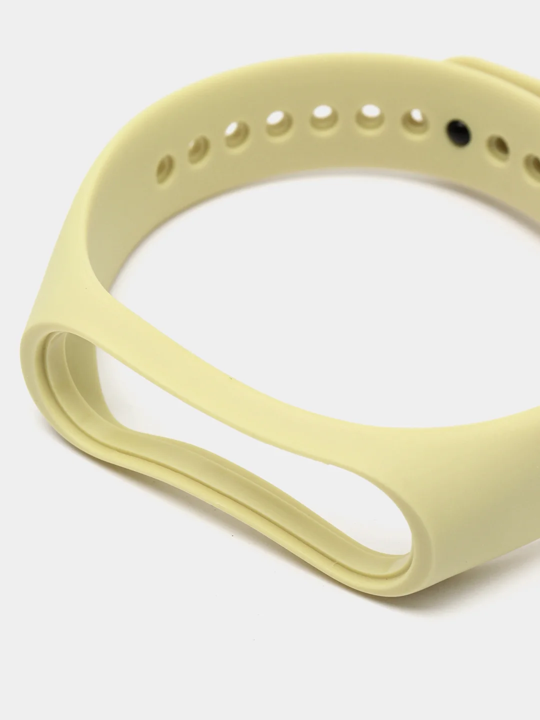Светло-жёлтый силиконовый ремешок для Xiaomi Mi Band 3 и Mi Band 4, фитнес-браслет