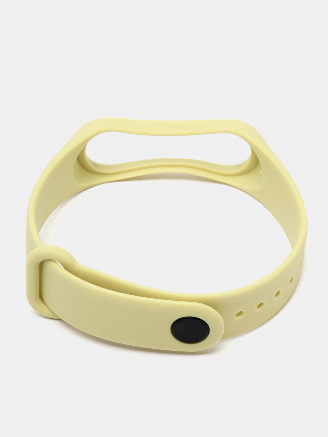 Светло-жёлтый силиконовый ремешок для Xiaomi Mi Band 3 и Mi Band 4, фитнес-браслет