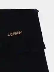 Юбка синяя прямая