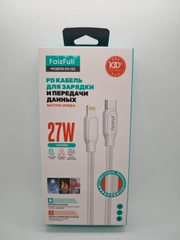 Кабель USB Type-C - Lightning для мобильных устройств, 1 м, белый