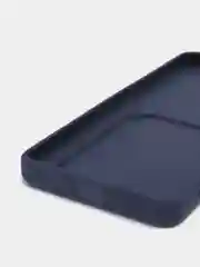 Темно-синий силиконовый чехол Realme 10 Pro 5G (Реалми 10 Про 5 Джи), с карманом для карт, прозрачный